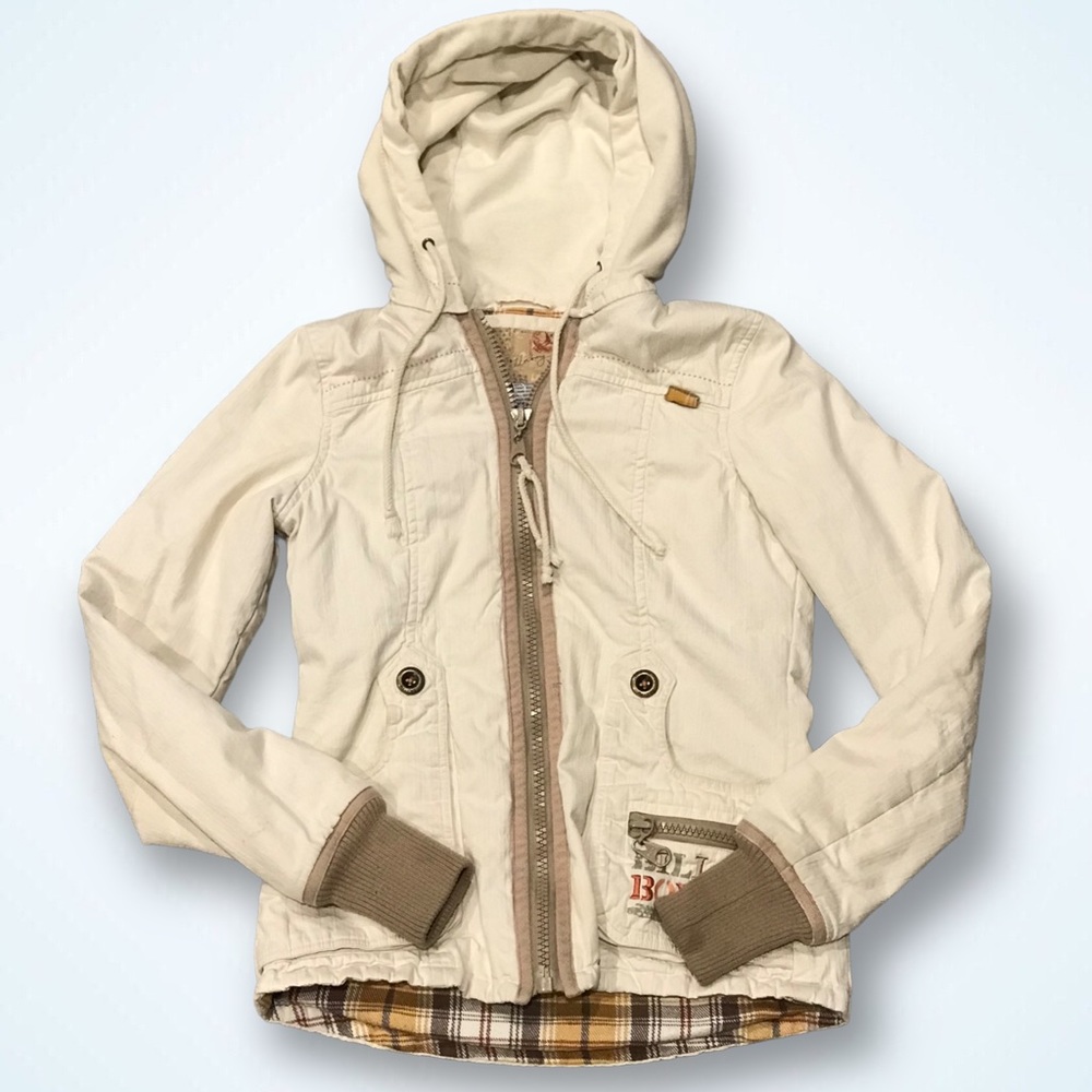 BILLABONG Flannel Lined Medium Weight Coat - XS